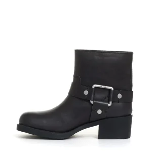 biker basso con fibbie nero