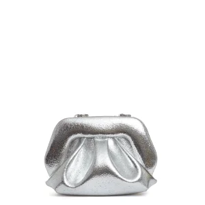 clutch argento manico catena
