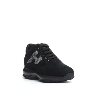 interactive camoscio nero e strass
