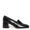 mocassino tacco 5 cm nero