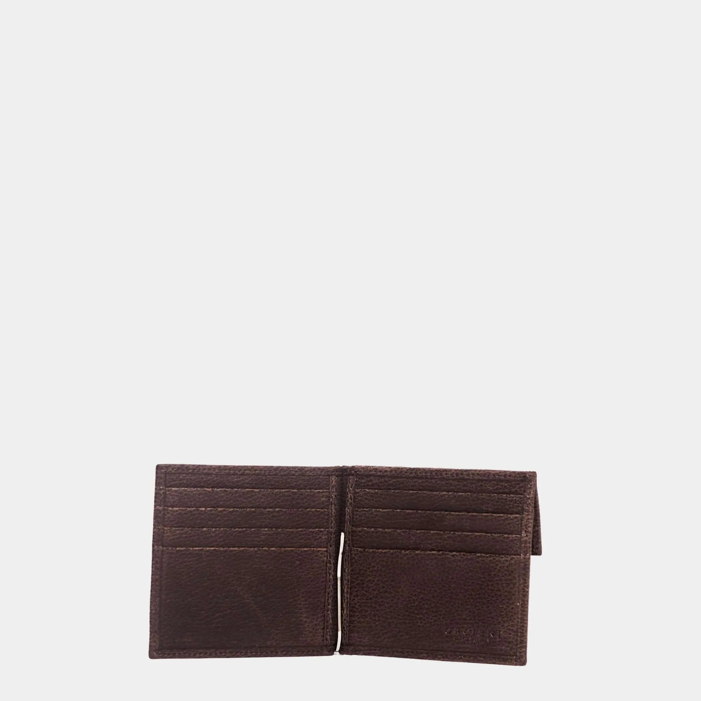 orciani_stylish_dark_brow_2.webp Orciani: Stylish Dark Brown Leather Dollar Holder with Pocket