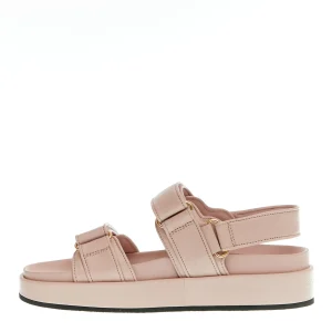 Sandalo sportivo in pelle cipria: scopri la collezione TORY BURCH