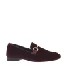 Scarpe di lusso: Mocassini burgundy velvet ispirati alle Poesie Veneziane