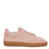 sneakers donna camoscio cipria