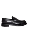 SORELLE PEREGO - Tank Black Leather Moccasin: Stylish Footwear