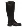 Stivaletti in pelle nera ASH con borchie a pistola