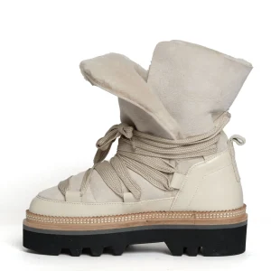 stivaletto montone beige