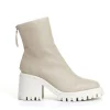 stivaletto panna tacco 80 mm