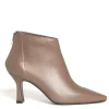 stivaletto pelle tortora tacco 75 mm