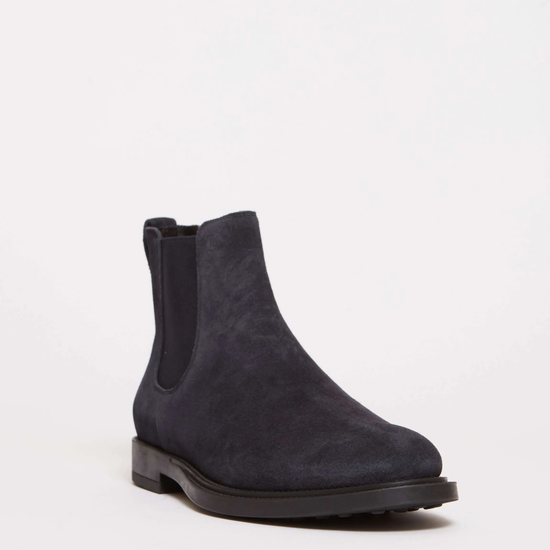 stivaletto_tods_in_camosc_1.webp Stivaletto TOD'S in camoscio blu con elastico laterale blu