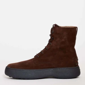 Stivali in gomma marrone con lacci - TOD'S: negozio di scarpe
