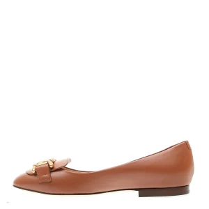 TOD'S - Ballerina con fibbia in pelle dorata: eleganza e stile